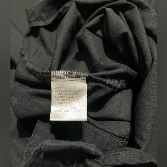 Roper western shirt black embroidered rodeo ranch pockets men’s 2XL - Picture 7 of 8